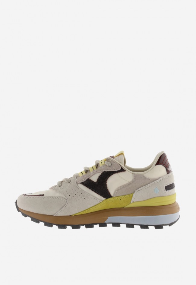 Sneakers mujer Victoria Luna Nylon & Serraje con suela dentada y estilo urbano