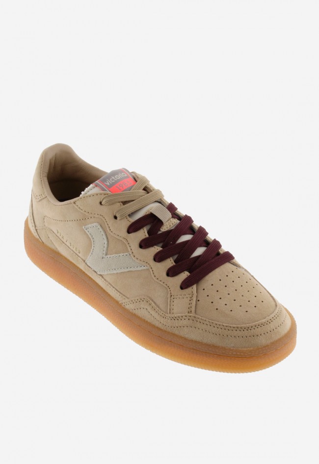 Zapatillas unisex Victoria Smash-Suede estilo vintage en serraje con suela caramelo