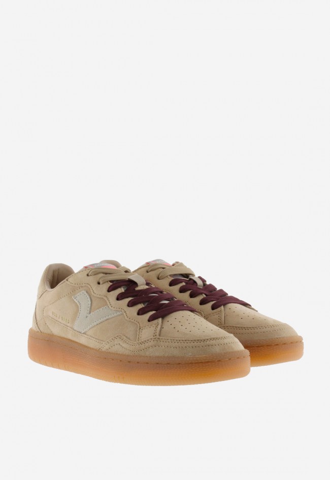 Zapatillas unisex Victoria Smash-Suede estilo vintage en serraje con suela caramelo