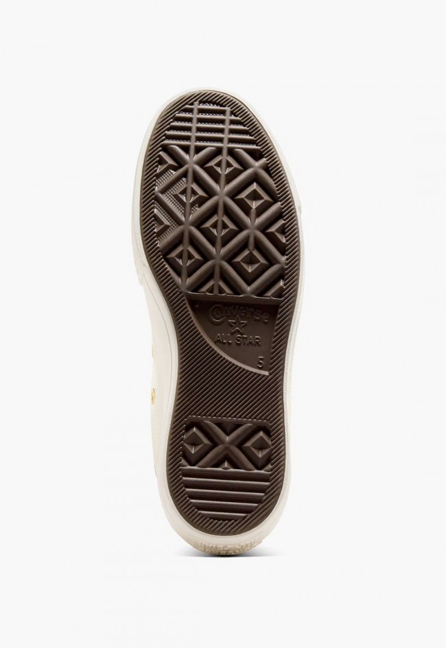 Converse Chuck Taylor All Star Lift Platform Golden Hits Mujer – sneakers de piel con plataforma y detalles dorados