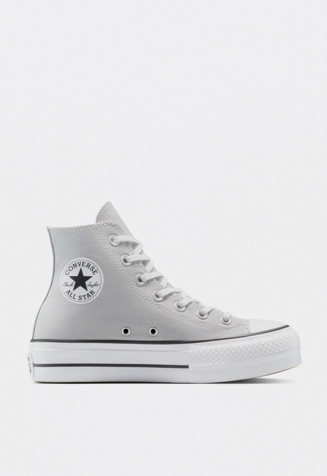 Converse Chuck Taylor All Star Lift Mujer Gris A12956C – sneakers con plataforma de lona
