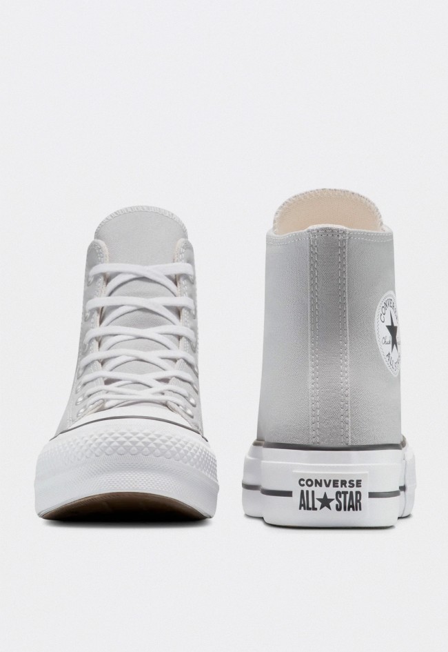 Converse Chuck Taylor All Star Lift Mujer Gris A12956C – sneakers con plataforma de lona
