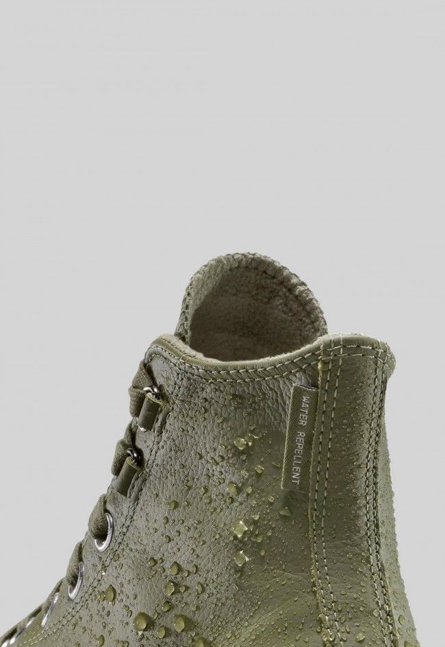 Converse Chuck Taylor All Star Lift Leather Mujer A12968C Utility – botín de piel con plataforma