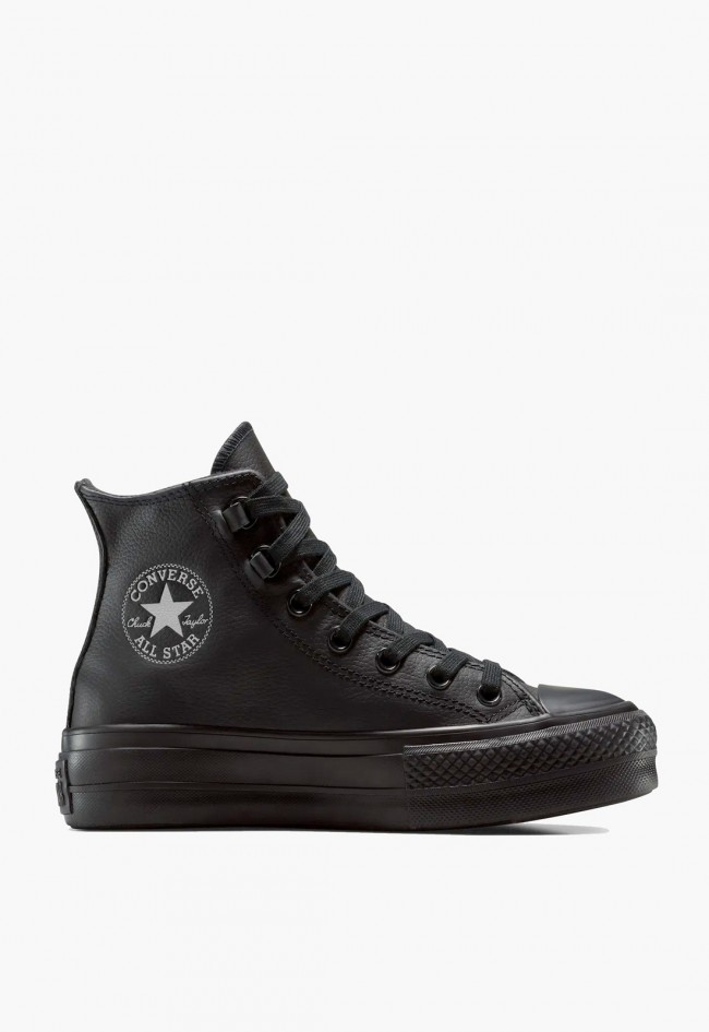 Converse Chuck Taylor Lift Leather Utility Mujer Black – plataformas urbanas para el invierno