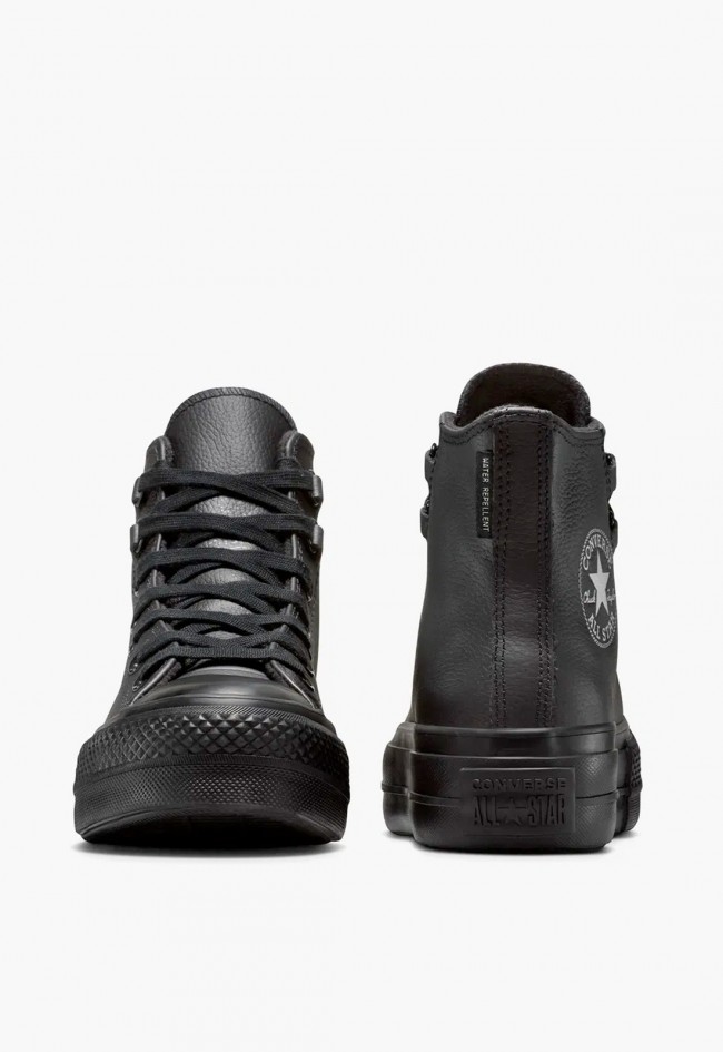 Converse Chuck Taylor Lift Leather Utility Mujer Black – plataformas urbanas para el invierno