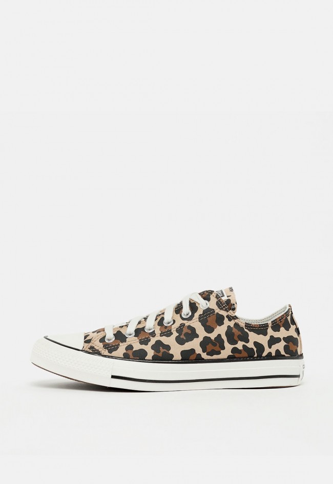 Converse Chuck Taylor All Star Leopard Canvas Mujer – sneakers bajas con estampado animal print