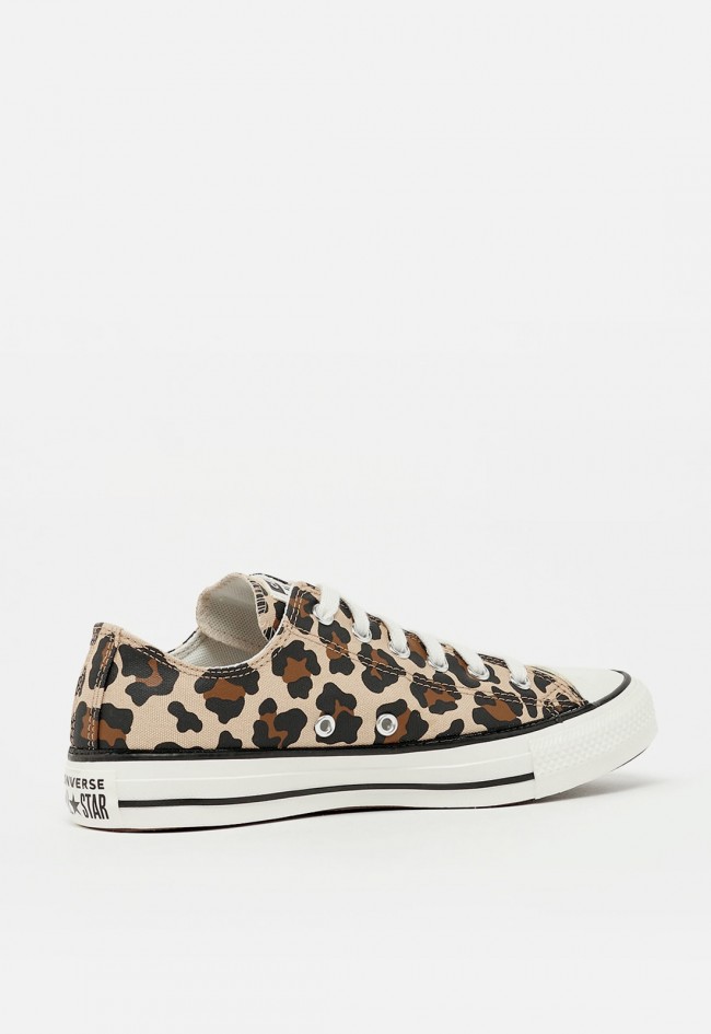 Converse Chuck Taylor All Star Leopard Canvas Mujer – sneakers bajas con estampado animal print