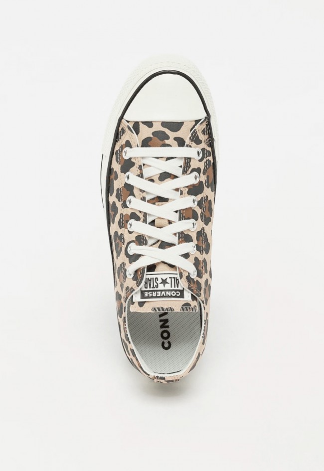 Converse Chuck Taylor All Star Leopard Canvas Mujer – sneakers bajas con estampado animal print