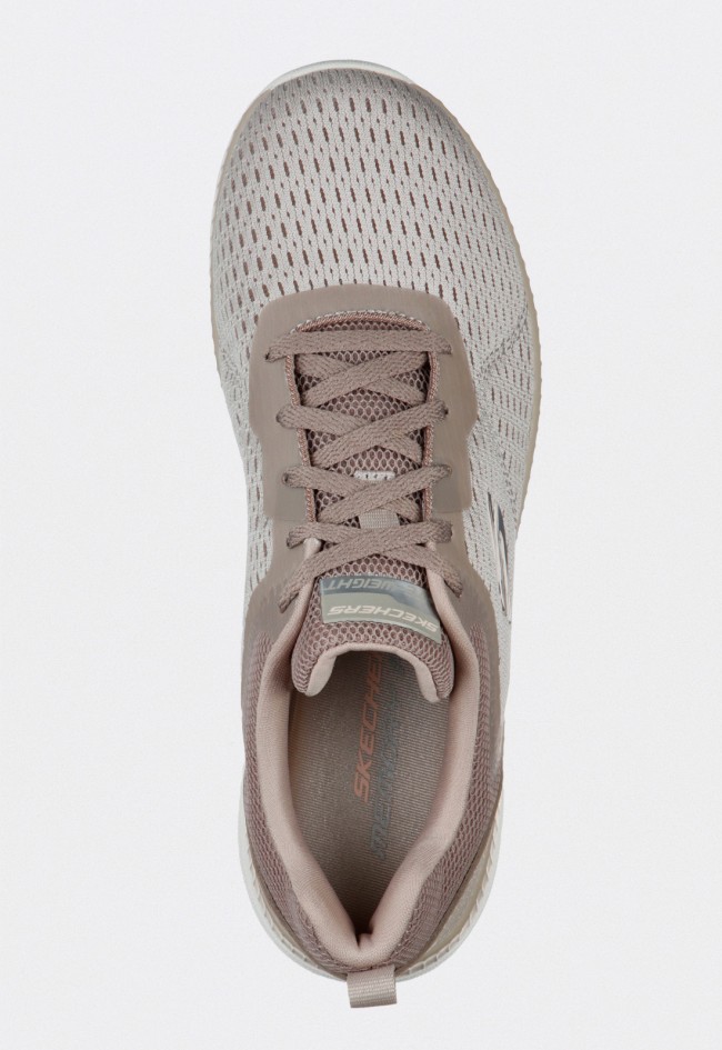 Skechers Bountiful Quick Path taupe – zapatillas deportivas de mujer con Memory Foam