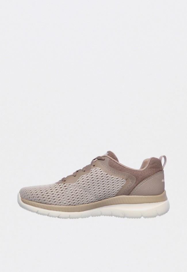 Skechers Bountiful Quick Path taupe – zapatillas deportivas de mujer con Memory Foam