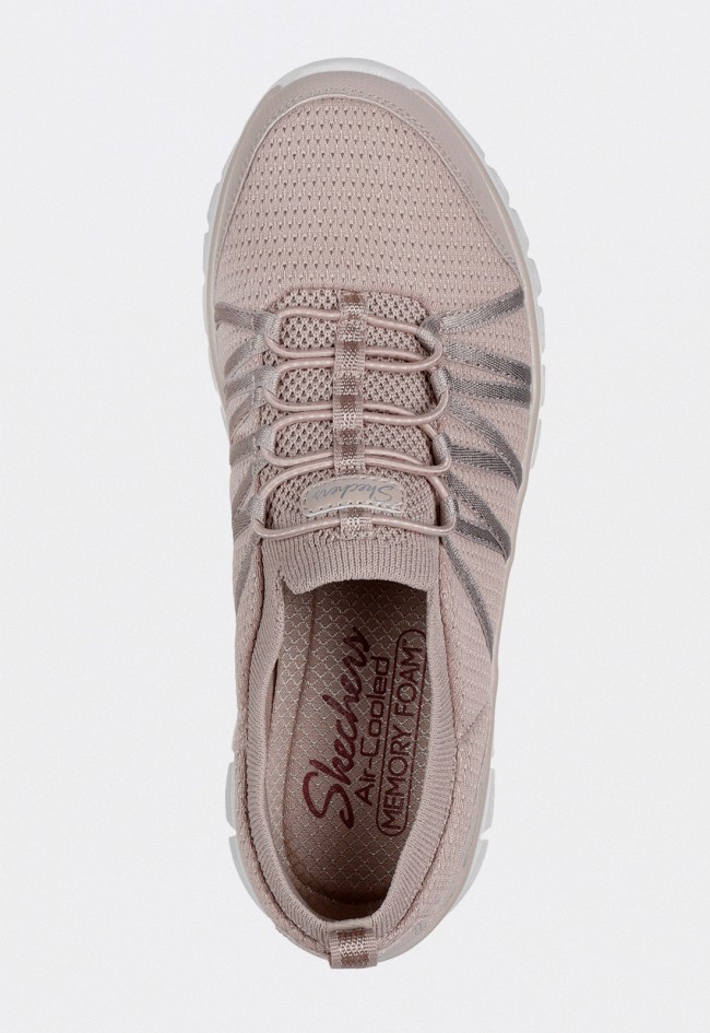 Skechers Graceful Soft Soul taupe – deportivas slip-on de mujer con Memory Foam