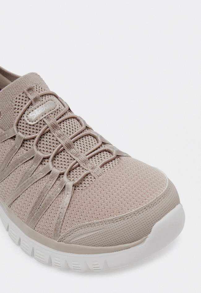 Skechers Graceful Soft Soul taupe – deportivas slip-on de mujer con Memory Foam