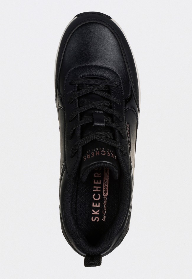 Skechers 177345-BLK negras – zapatillas de mujer con cuña