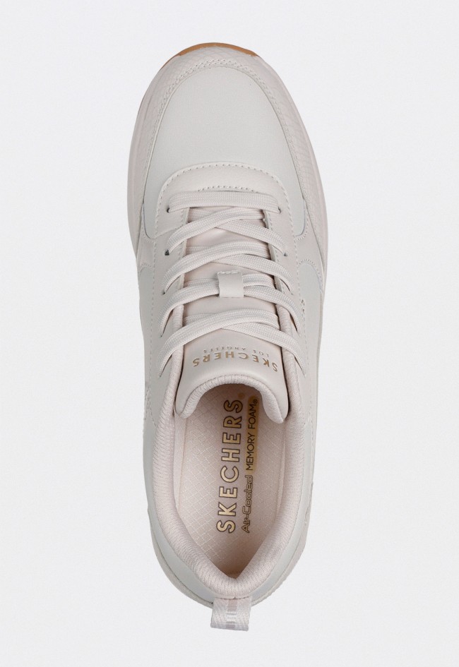 Skechers 177345-WHT blancas – zapatillas deportivas de mujer con cuña