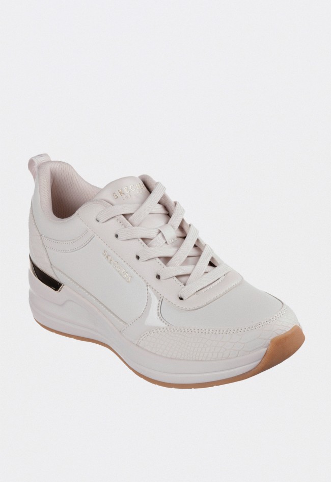 Skechers 177345-WHT blancas – zapatillas deportivas de mujer con cuña