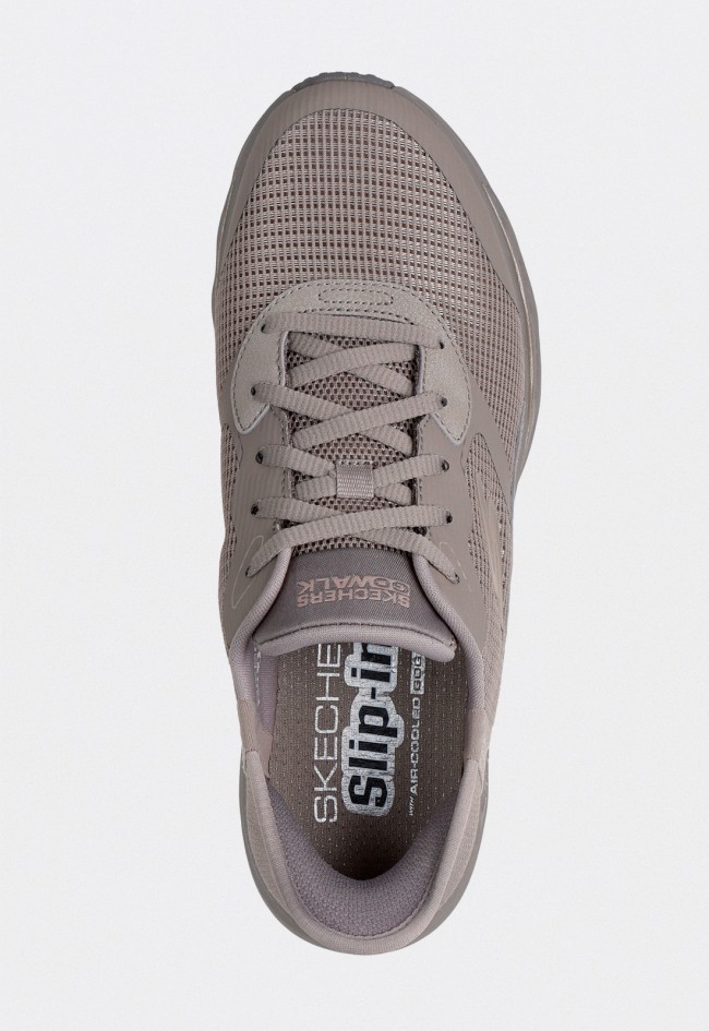 Skechers GO Walk Glide Step 2.0 Belah mujer taupe – slip-ins futuristas con máxima comodidad