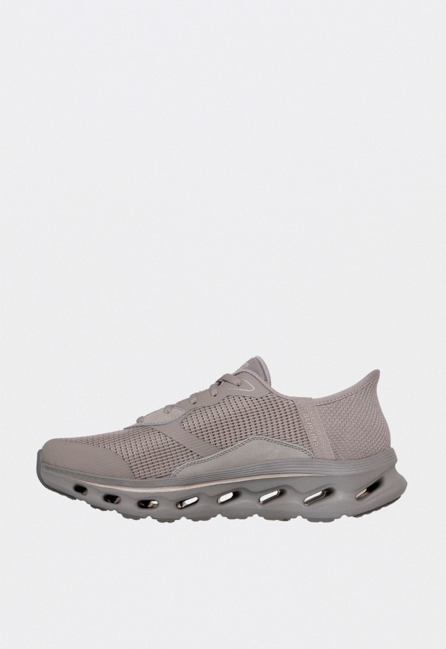Skechers GO Walk Glide Step 2.0 Belah mujer taupe – slip-ins futuristas con máxima comodidad