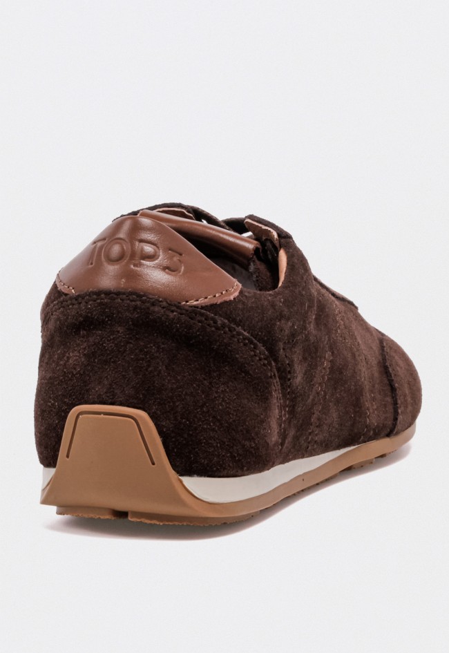 Zapatillas deportivas TOP3 mujer en piel moka – diseño casual chic modelo SA701