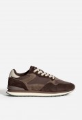 Zapatillas Hoff Munich hombre en piel y nylon – estilo retro sofisticado con suela serigrafiada