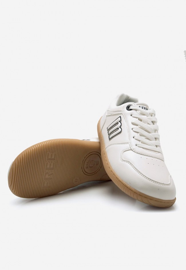 Zapatillas Mustang Free Aria mujer blancas estilo barefoot minimalista y veganas