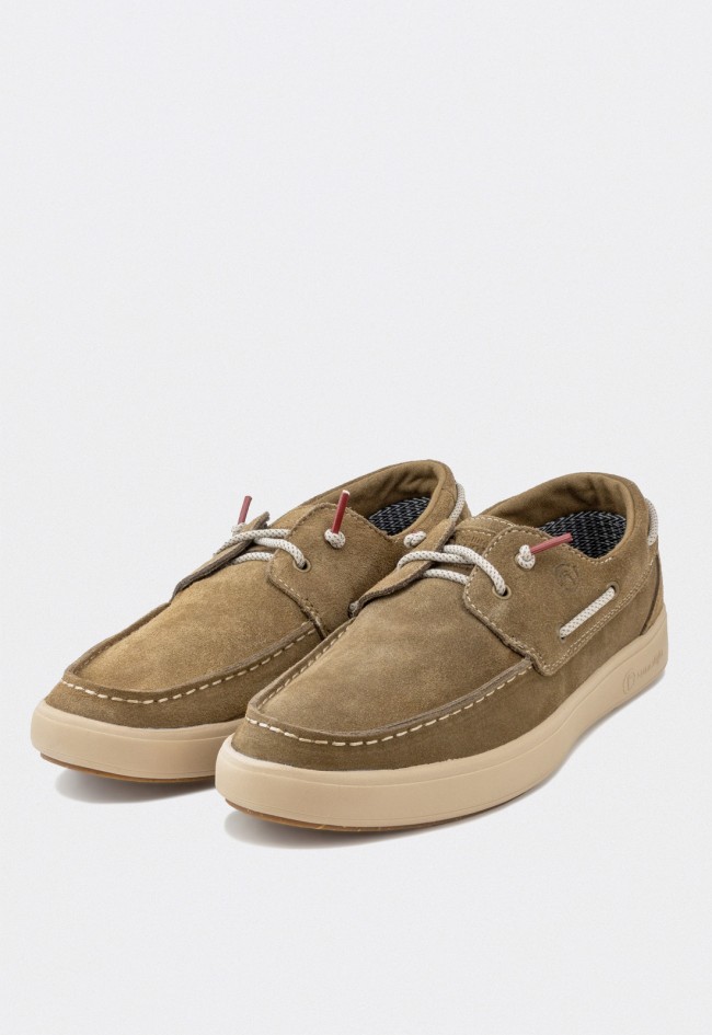 Zapatos náuticos hombre Natural World Astun serraje hidrofugado impermeables