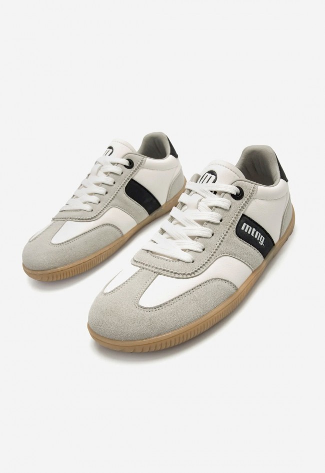 Zapatilla barefoot minimalista Mustang Free Aria blanca con detalles gris y negro de mujer
