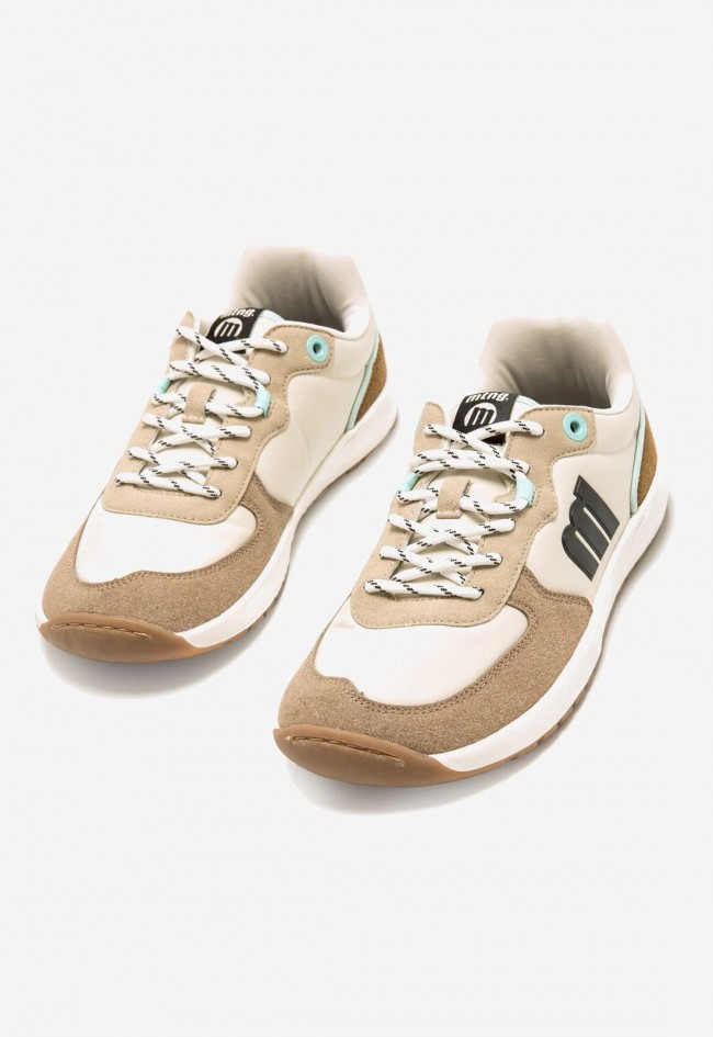 Zapatilla barefoot minimalista Mustang Free Apolo beige y taupe de mujer