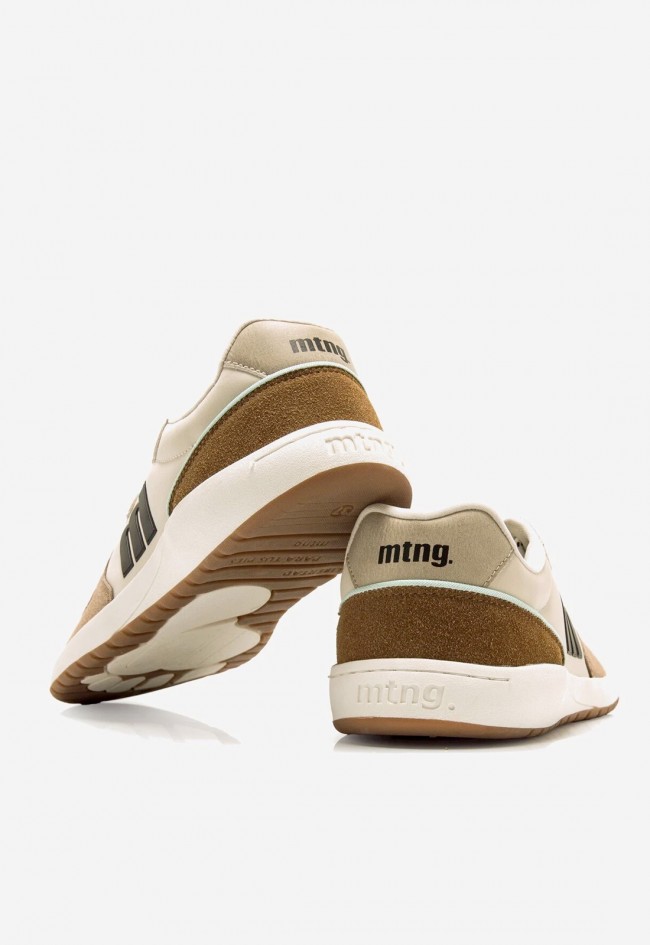 Zapatilla barefoot minimalista Mustang Free Apolo beige y taupe de mujer