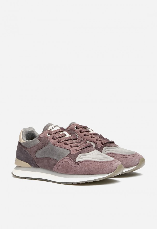 Zapatillas Hoff City Melbourne de mujer en piel y serraje con suela ilustrada