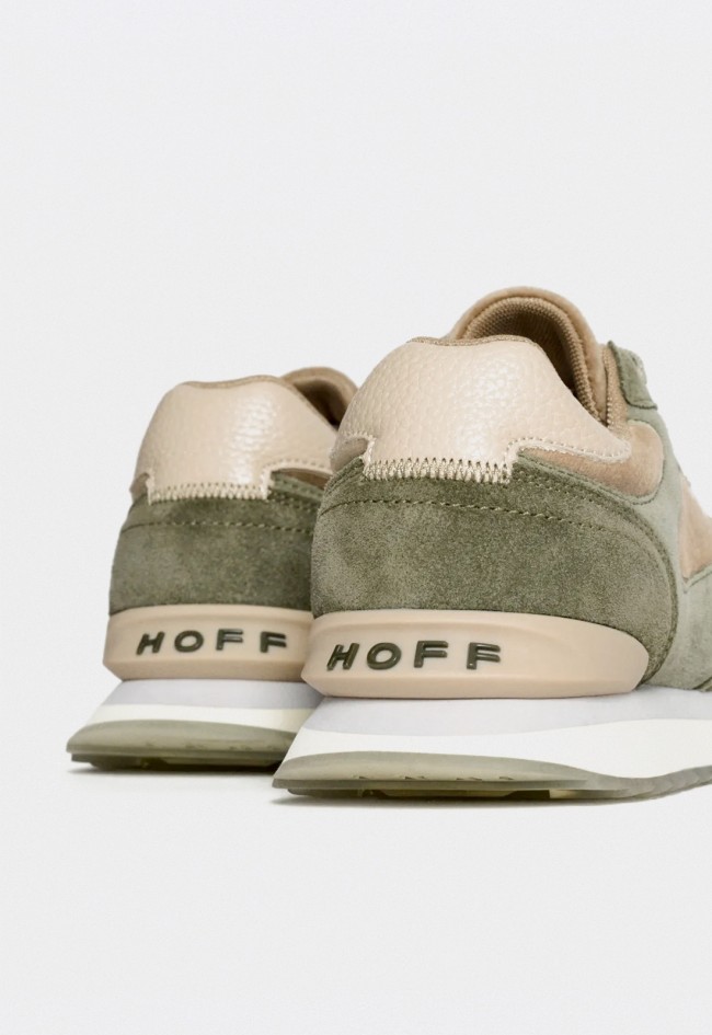 Zapatillas Hoff México de mujer piel y serraje en tonos tierra con comodidad urbana