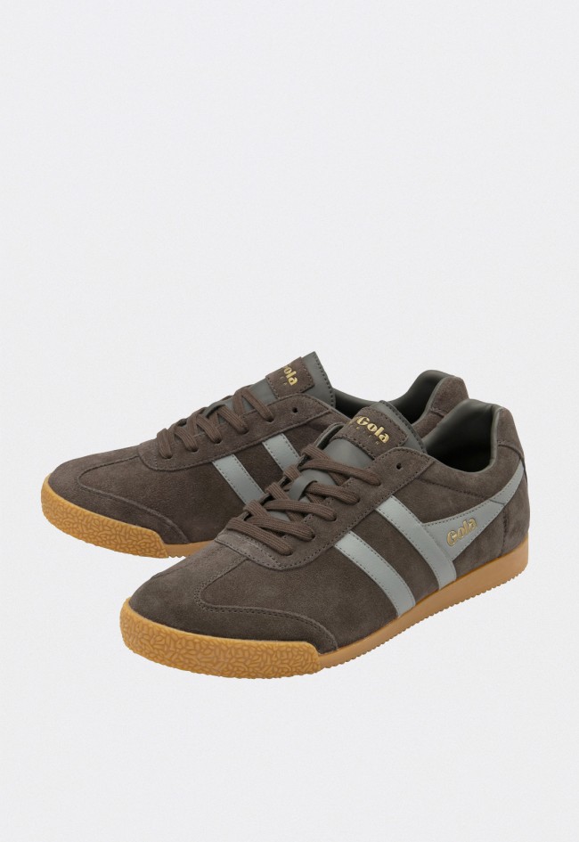 Zapatillas Gola Classics Harrier Suede hombre navy mocha retro sport