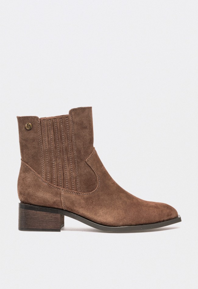 Botín campero de mujer TOP 3 ss814 en piel marrón – Estilo auténtico y versátil