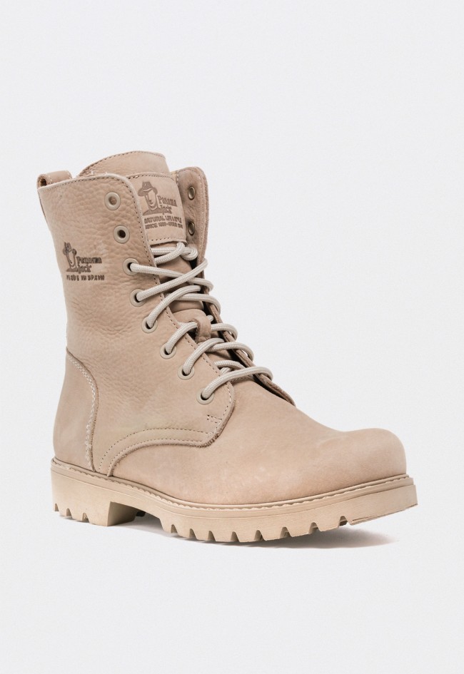 Bota Panama Jack Frisia B42 de mujer en nobuck waterproof con suela de caucho – Made in Spain