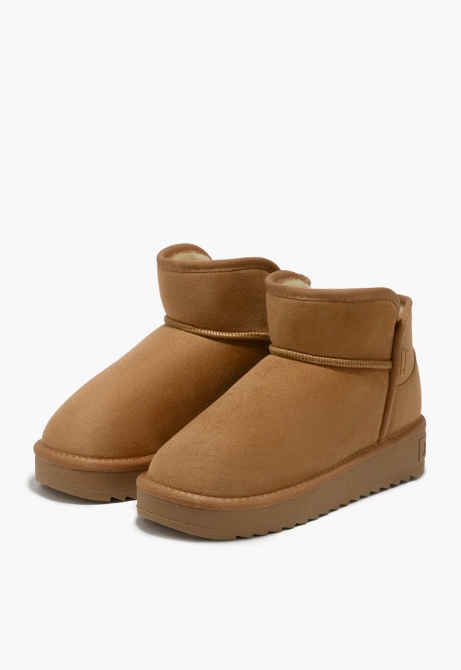 Botas australianas mujer D. Franklin Nordic Low Basic cuero con forro cálido