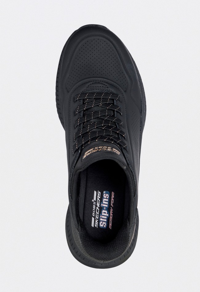 Zapatilla de mujer Skechers 117740-BLK negra con Memory Foam