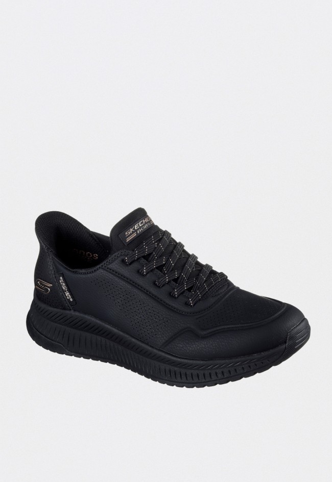 Zapatilla de mujer Skechers 117740-BLK negra con Memory Foam