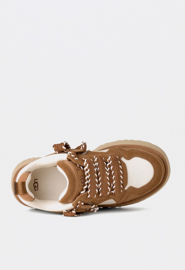 Zapatillas deportivas de mujer UGG Astromel con plataforma en ante y nailon color chestnut