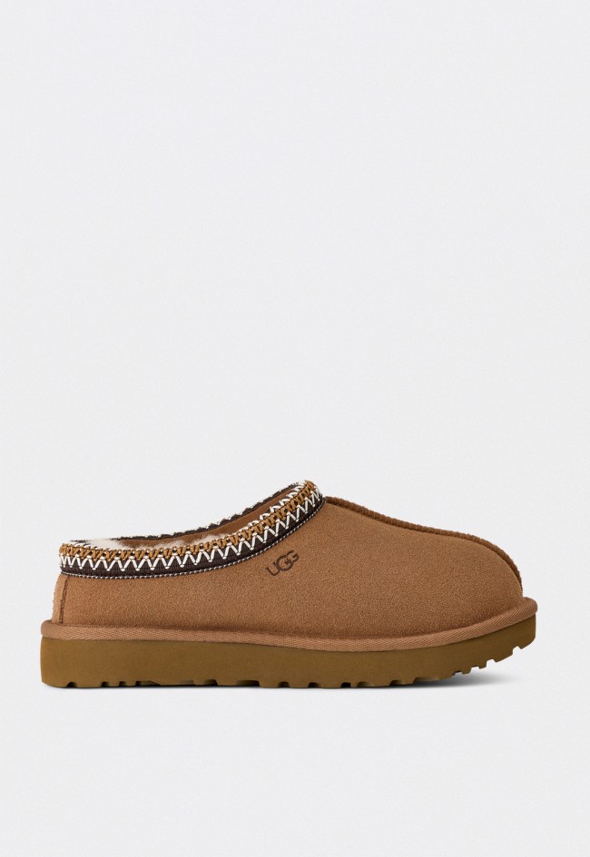 Botines tipo zueco UGG Tasman II mujer en ante marrón con interior de piel de oveja