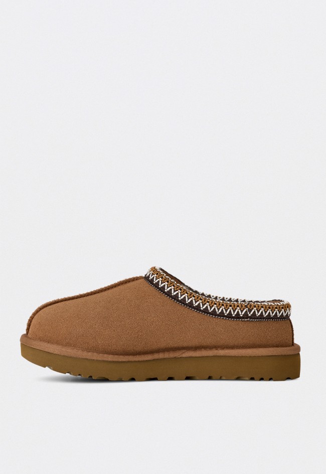 Botines tipo zueco UGG Tasman II mujer en ante marrón con interior de piel de oveja