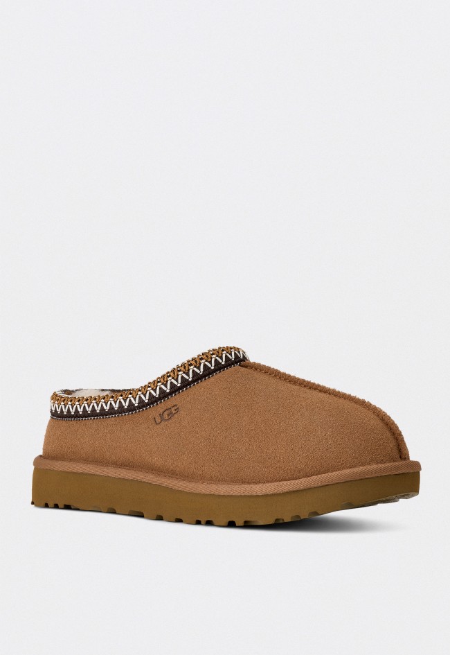 Botines tipo zueco UGG Tasman II mujer en ante marrón con interior de piel de oveja