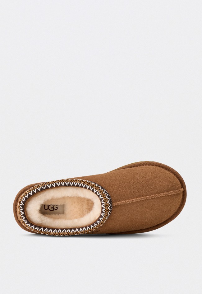 Botines tipo zueco UGG Tasman II mujer en ante marrón con interior de piel de oveja