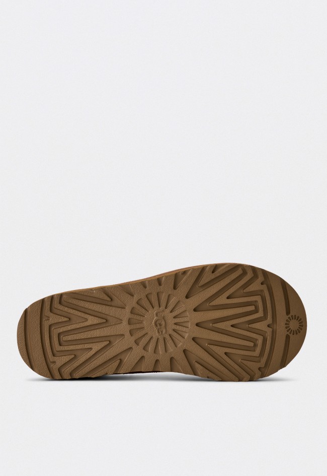 Botines tipo zueco UGG Tasman II mujer en ante marrón con interior de piel de oveja