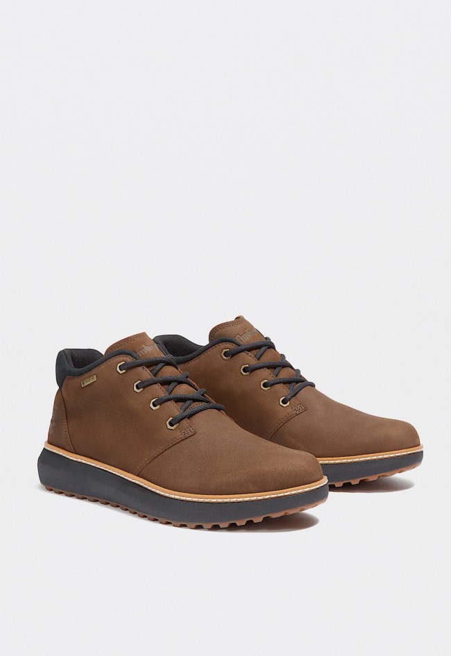 Timberland Hudson Road Chukka hombre marrón oscuro Gore-Tex impermeable