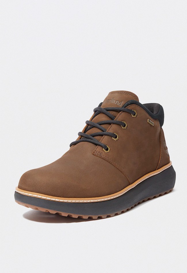 Timberland Hudson Road Chukka hombre marrón oscuro Gore-Tex impermeable