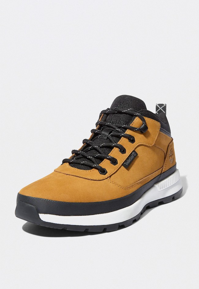 Botín Timberland Field Trekker hombre amarillo cuero Premium y suela trekking