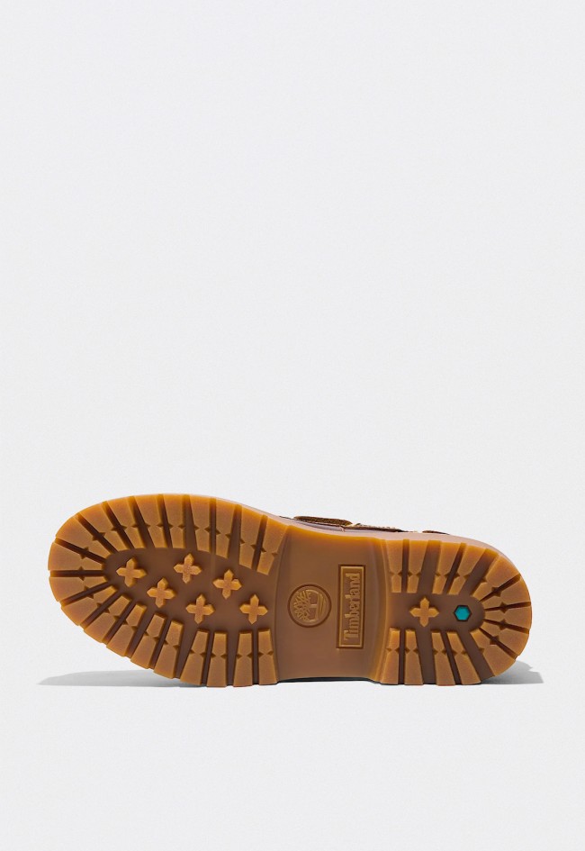 Náuticos con plataforma de piel Premium Timberland Stone Street mujer marrón oscuro