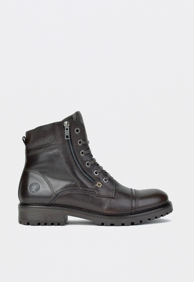 Botas de hombre Coronel Tapioca c171-18 en piel marrón estilo urbano resistente