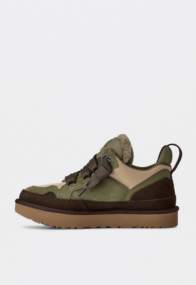Zapatillas UGG Lowmel hombre en ante y tejido reciclado color verde