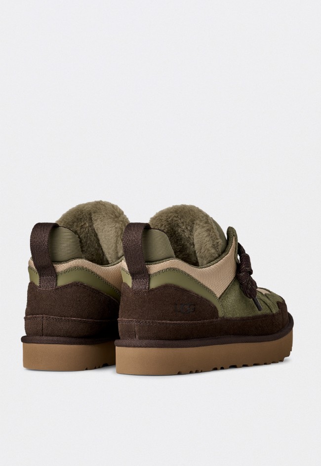 Zapatillas UGG Lowmel hombre en ante y tejido reciclado color verde