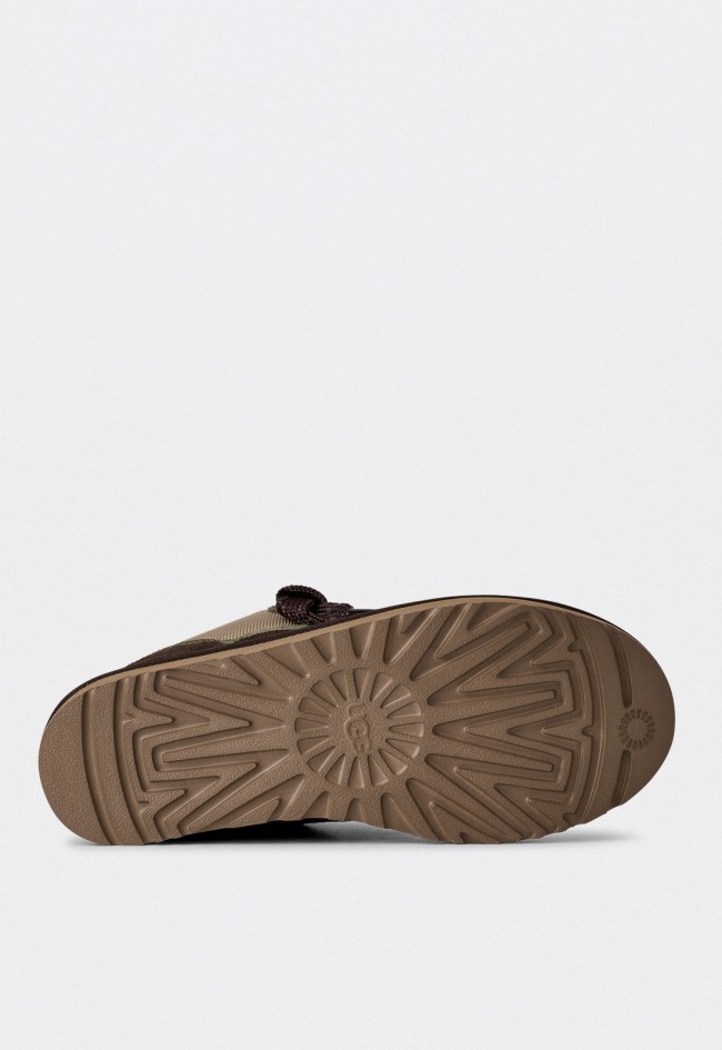 Zapatillas UGG Lowmel hombre en ante y tejido reciclado color verde
